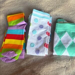 Colorful women compression Socks